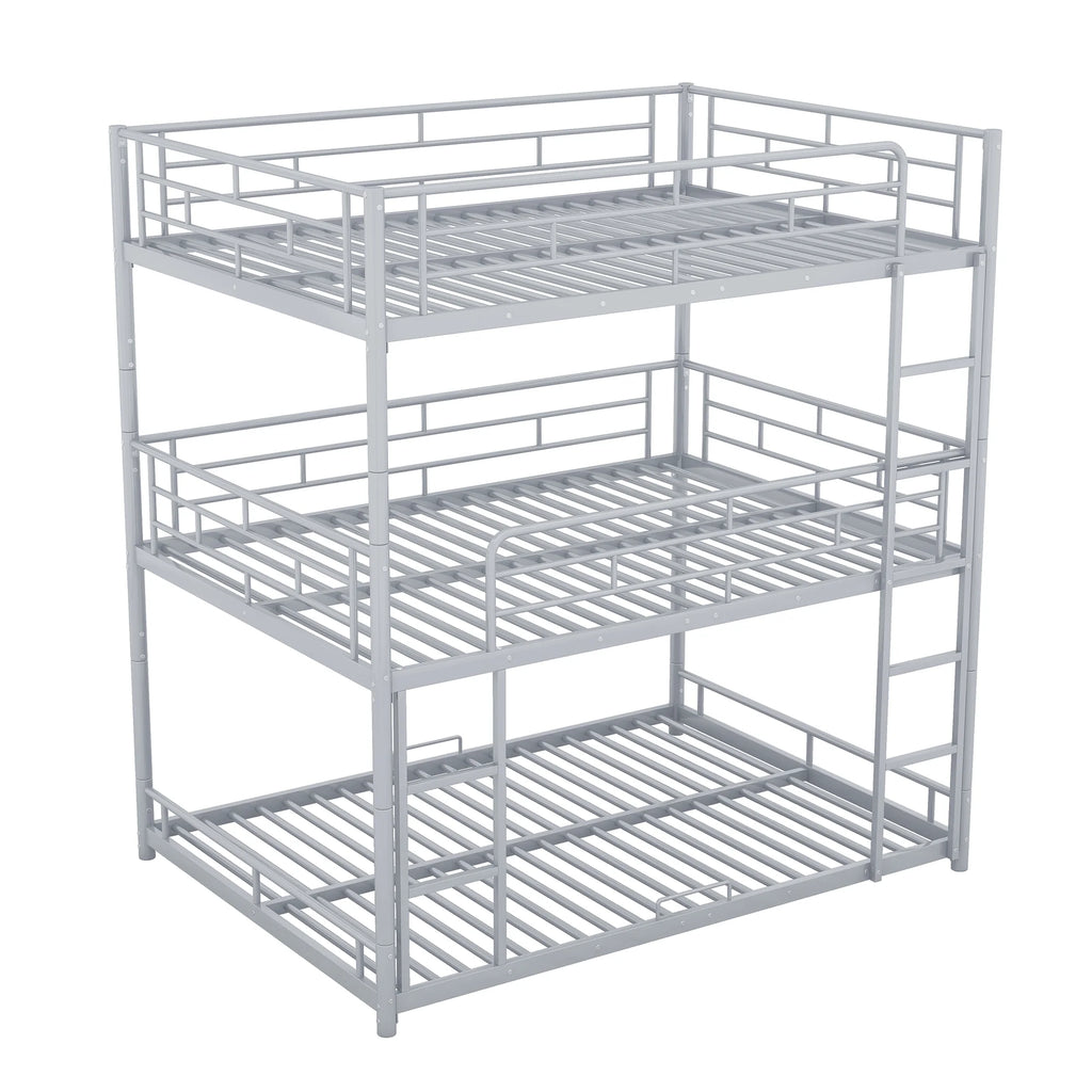 Triple Bunk Bed with Metal Frame G477367