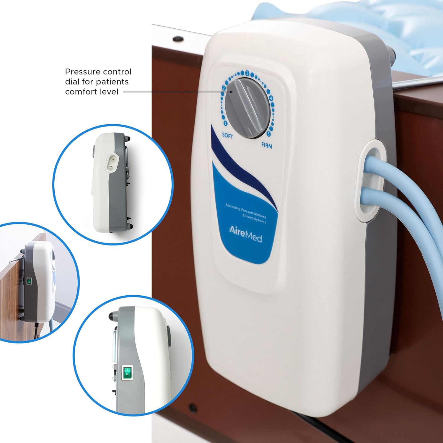 Alternating Air Pressure Mattress Pad with Quiet Electric Pump for Bed Sore Prevention L292