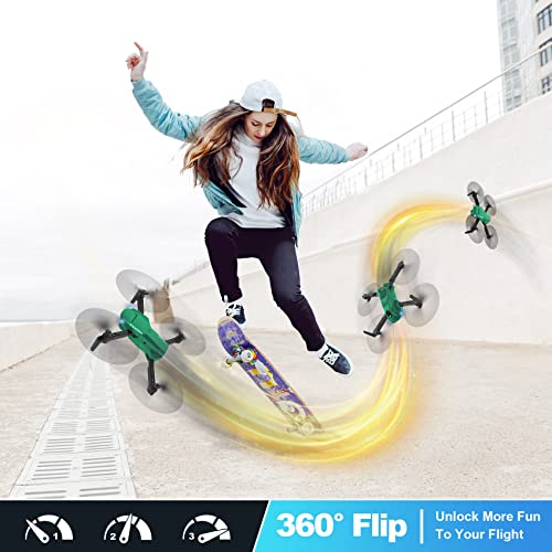 Drone with 1080P HD Camera, Foldable, Carrying Case, 2 Batteries O8650