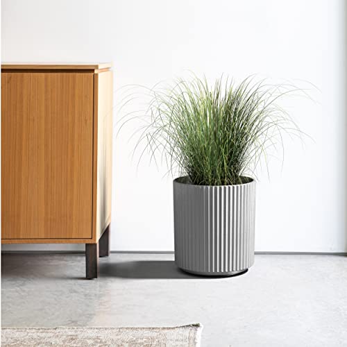 Round Demi Planter Pots for Indoor/Outdoor Garden Use with Drainage Holes J114