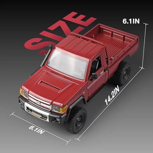 1/12 RC Rock Crawler 4x4 Pickup Truck, 2.4GHz Remote Control Off Road Car N638729