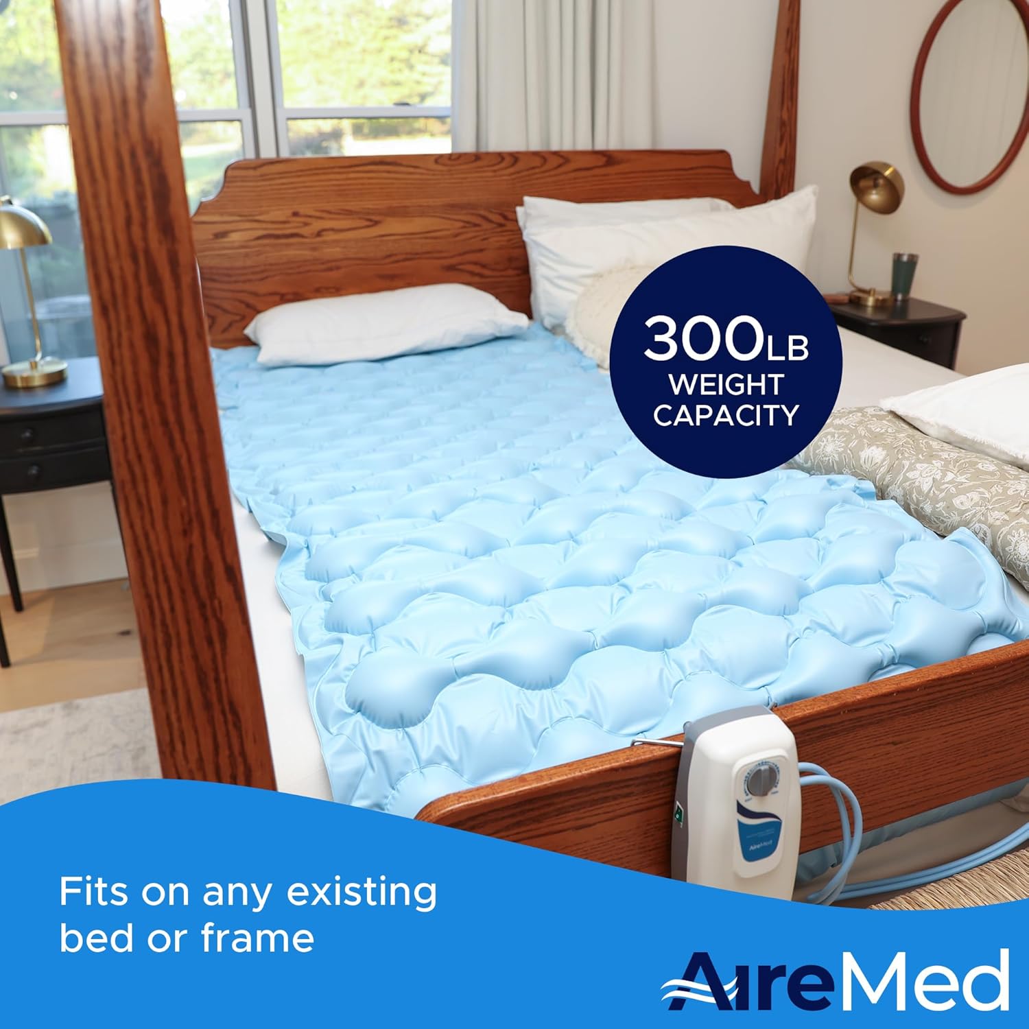 Alternating Air Pressure Mattress Pad with Quiet Electric Pump for Bed Sore Prevention L292