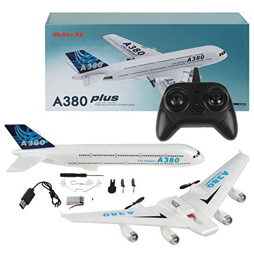 Remote Control Airplane 2.4Ghz RC Plane for Kids Beginners T37215