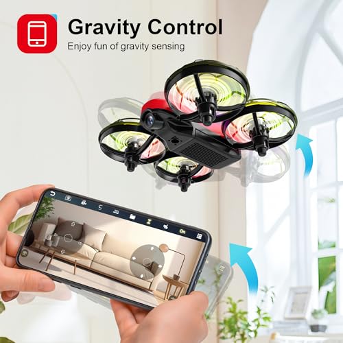 Mini Drone for Kids with Camera, Indoor RC Quadcopter Toy I98021