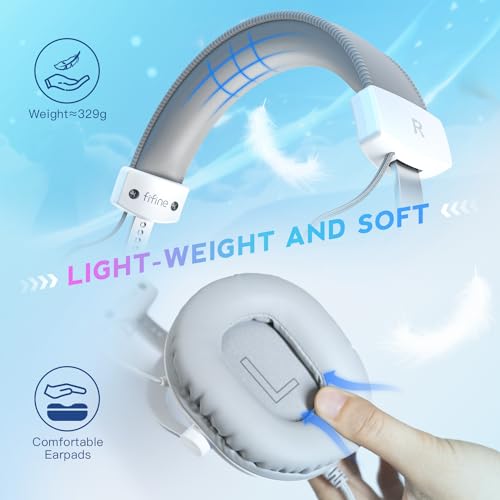 PC Gaming Headset with 7.1 Surround Sound, Detachable Microphone, Over-Ear Wired P287208