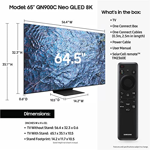 65-Inch Neo QLED 8K Smart TV with Mini LED and HDR T551847