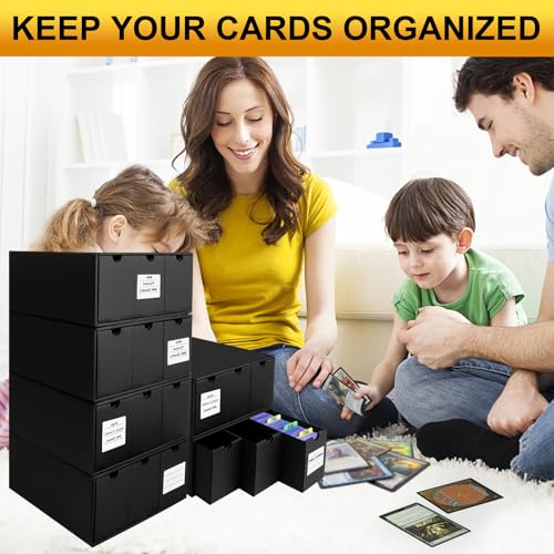 Toploader Storage Box for 3" x 4" Cards, 12 Drawer Organizer with Dividers G212877