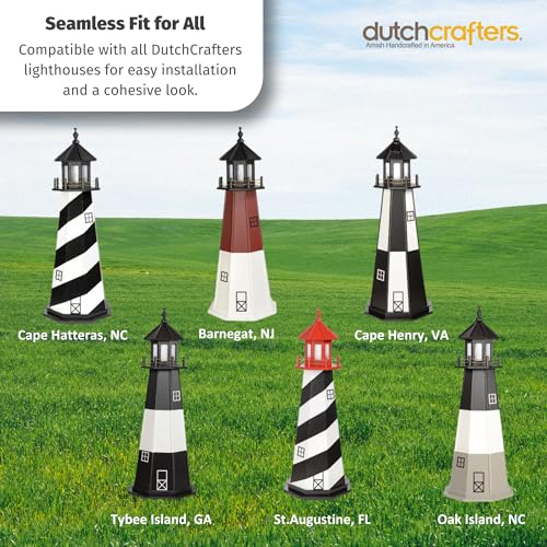 Solar Powered Lighthouse Kit for Outdoor Waterproof LED Decor S146516
