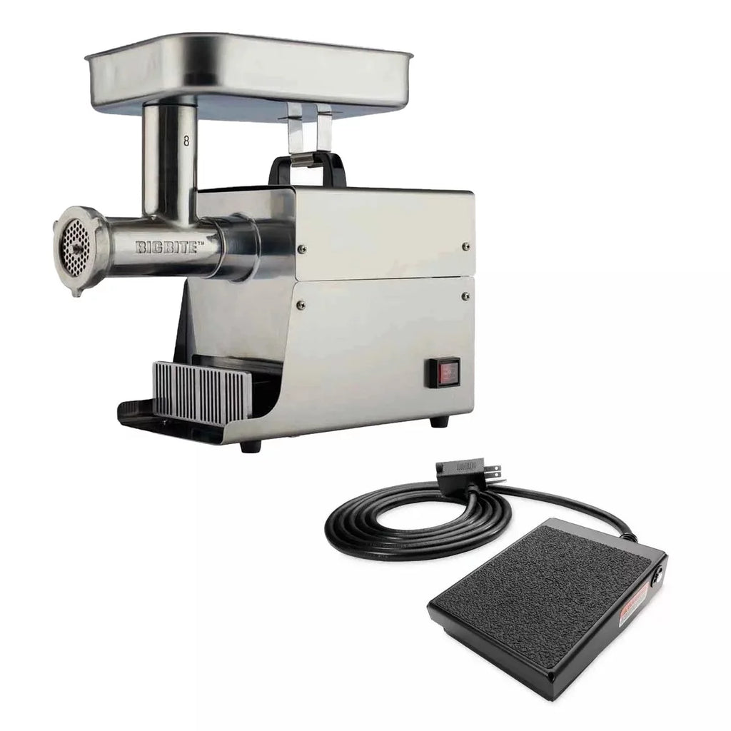 LEM Big Bite Meat Grinder #8 + Foot Switch