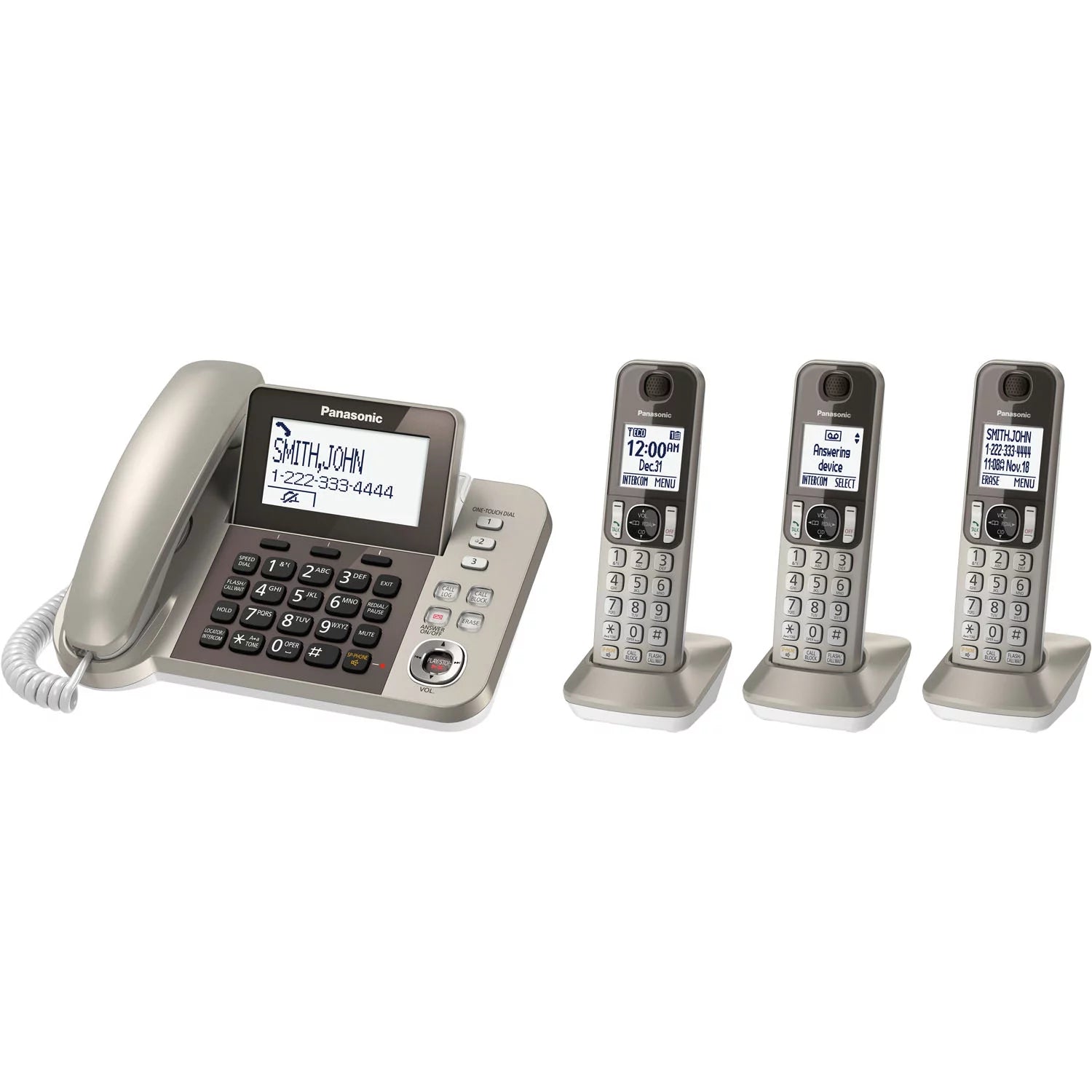 DECT 3-Handset Landline Telephone N692