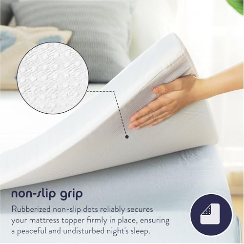 Queen Size 3 Inch Ventilated Memory Foam Mattress Topper V52104