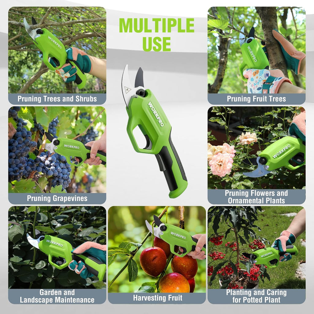 Electric Pruning Shears, Cordless Tree Pruner with Rechargeable Battery L638
