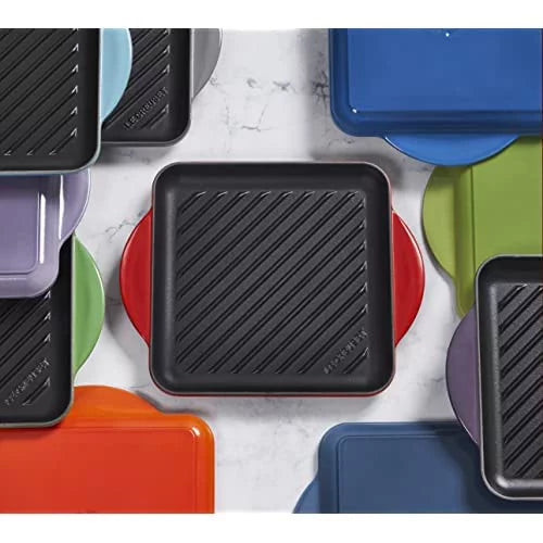 Enameled Cast Iron Square Skillet Grill, 9.5" X76603