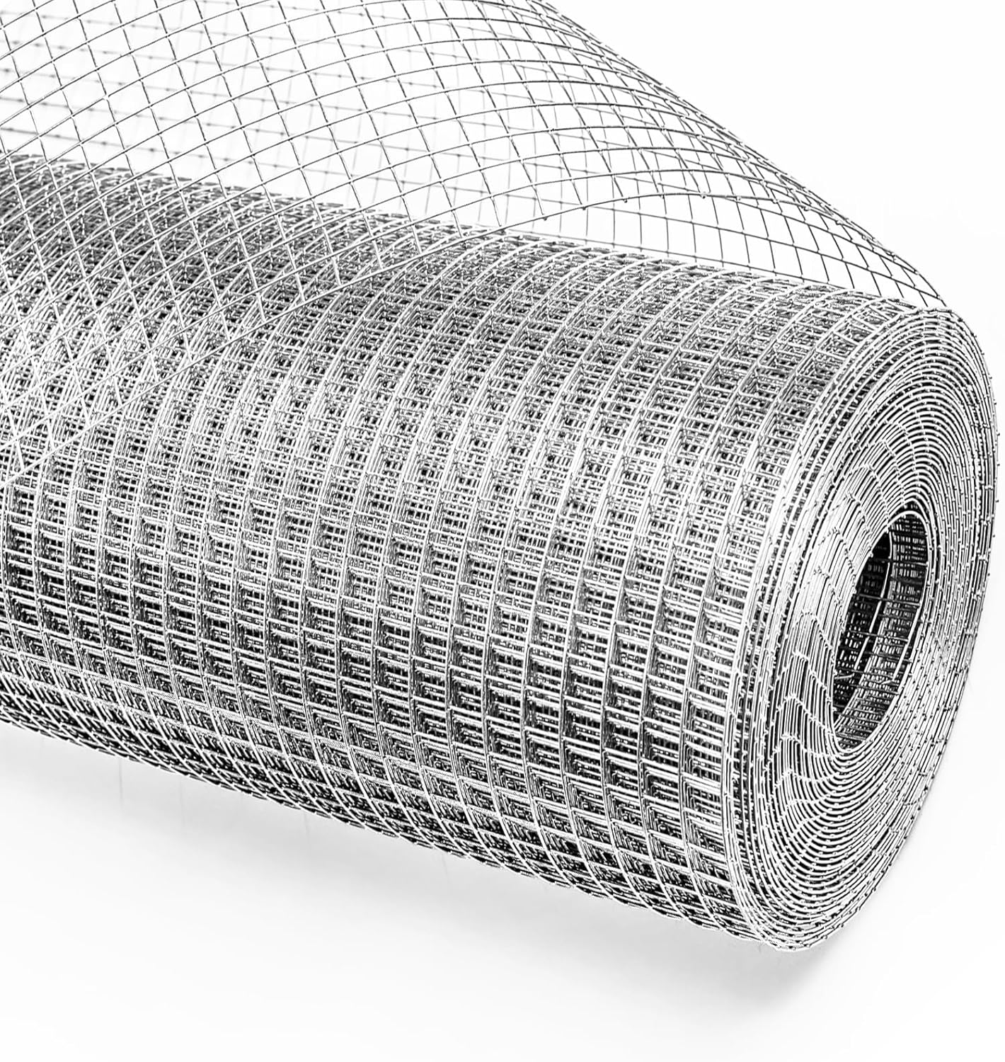 Hardware Cloth 1/2 inch 48 in x100 ft 19 Gauge - Chicken Wire Fence Roll Chicken Wire Mesh Roll Welded Wire Fencing Garden Fencing Wire Cloth
