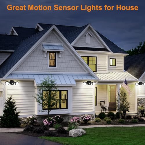 Motion Sensor LED Flood Light, 5500K Daylight, IP65 Waterproof, Wireless T91834