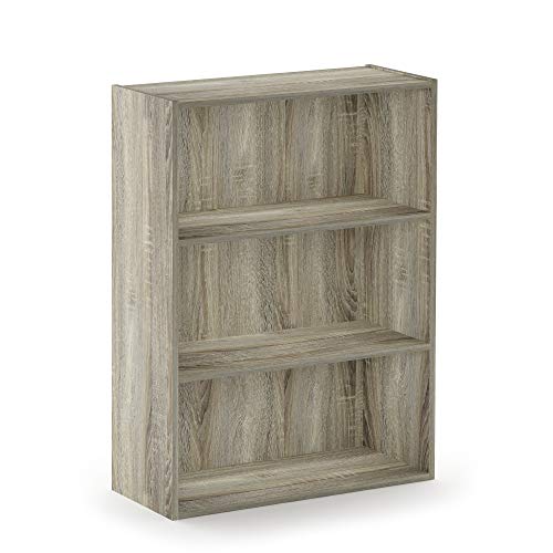 3-Tier Open Shelf Bookcase, Americano E787305