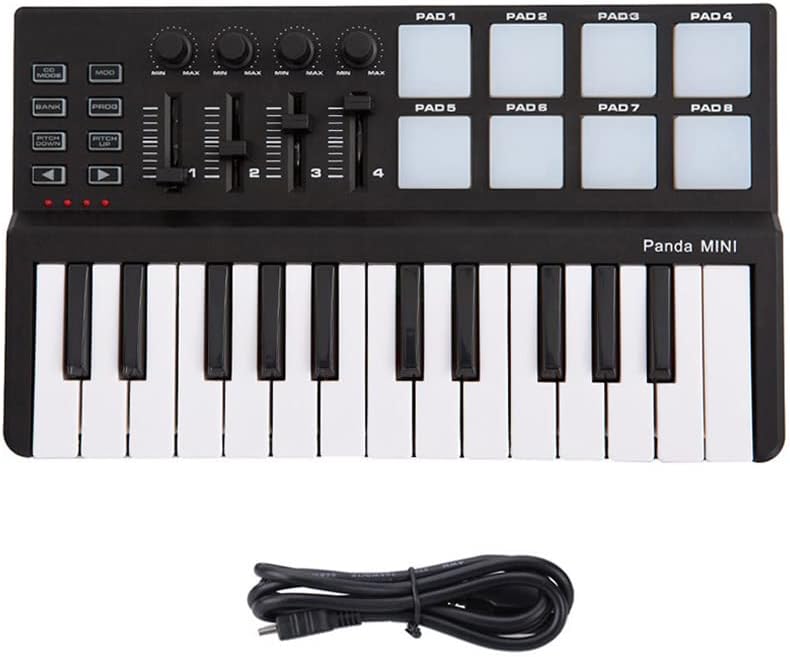 25-Key USB MIDI Controller with Drum Pad B6824