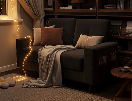 Small Loveseat Sofa 53" 2 Seater Couch for Bedroom, Apartment, Office, Living Room D122