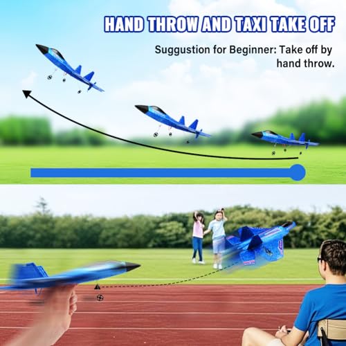 F22 RC Airplane Fighter, 2.4Ghz 2 Channel Remote Control Plane for Kids Beginners Y282