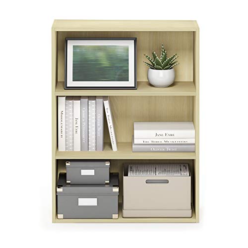 3-Tier Open Shelf Bookcase, Americano E787305
