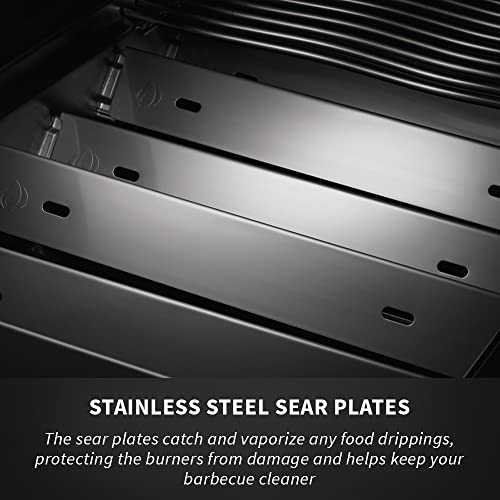Propane Gas Grill, 500 sq. in. Stainless Steel with Infrared Burners Z95496