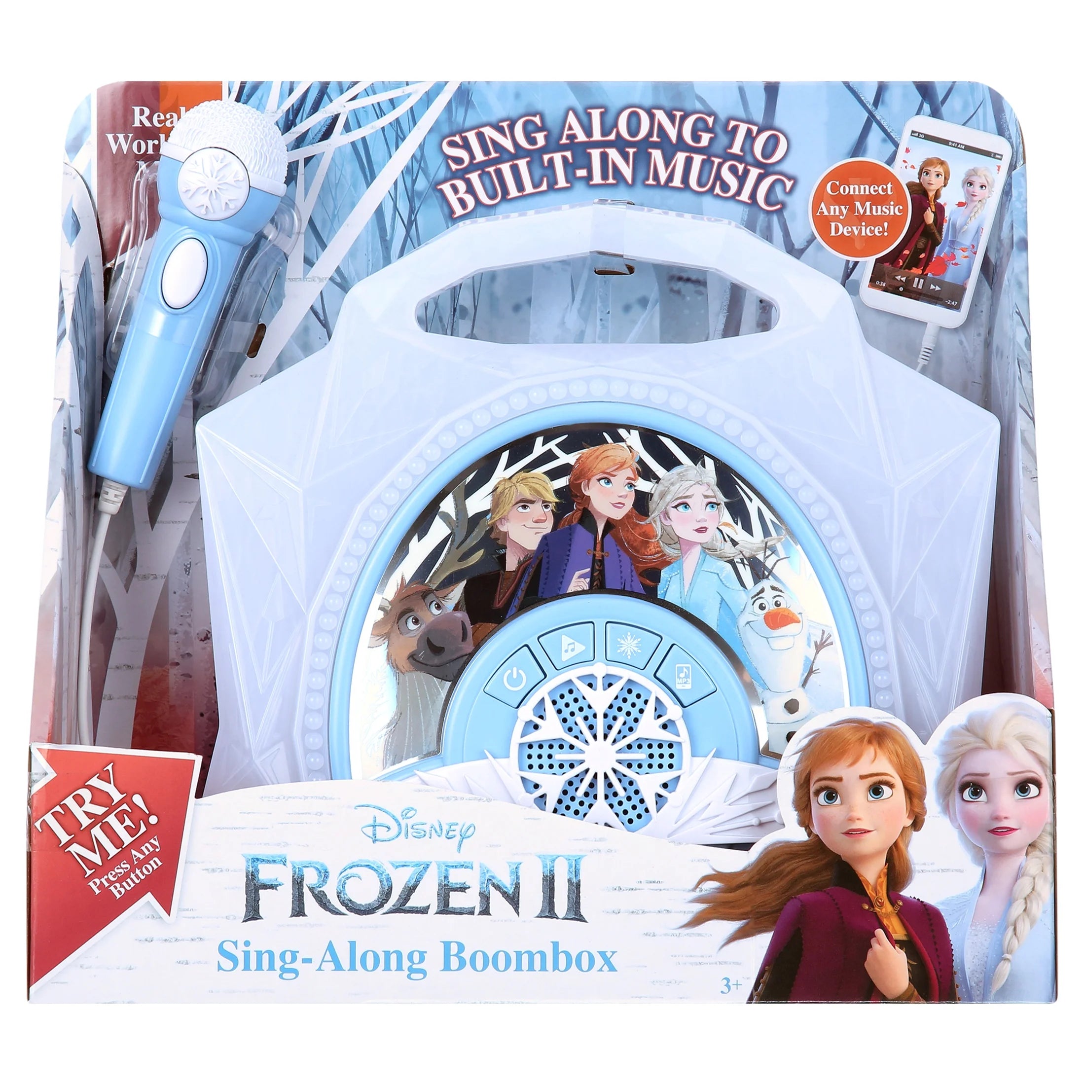 Sing Along Boombox with Microphone and Flashing Lights U623058