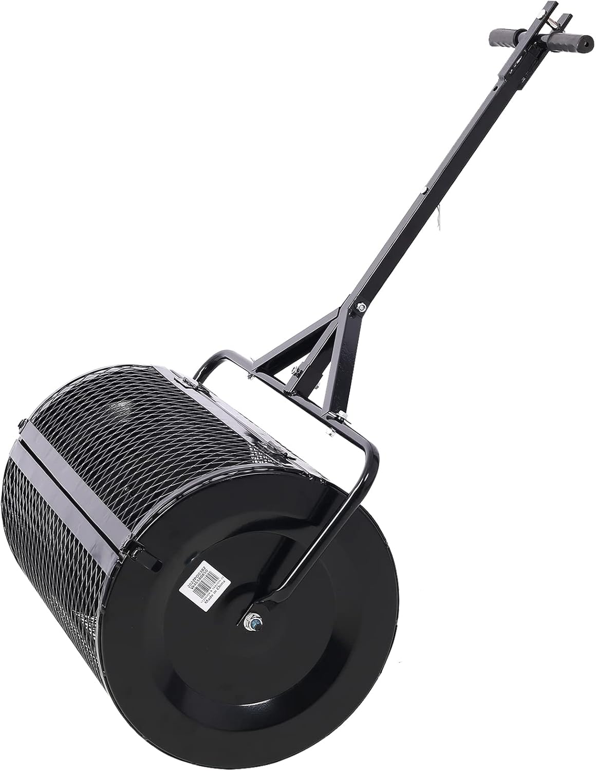 Peat Moss Spreader 36 inch, Compost Spreader Metal Mesh, 2 in 1 ATV and T Shaped Handle S1648