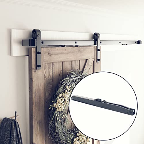 Sliding Barn Door Soft Close Hardware Kit for 36-40 Inch Door Panel Q939896