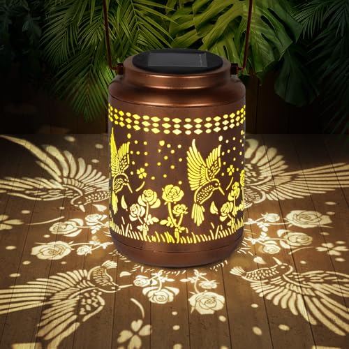 Solar Lanterns Outdoor Turtle Garden Decor Waterproof Hanging Light L4405