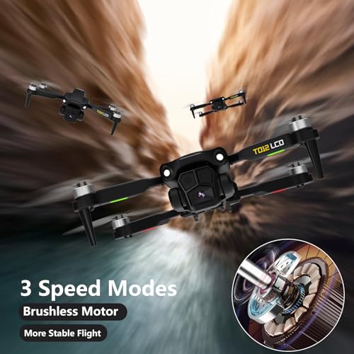 Foldable Camera Drone for Adults with LCD Remote I177595