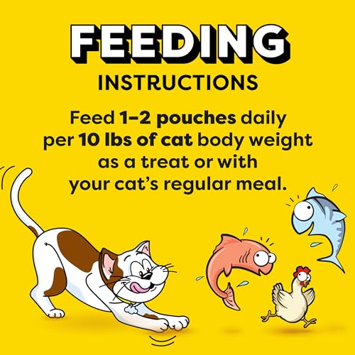 Creamy Puree Lickable Cat Treats, 0.42 oz Tubes, 48 Count Y26330