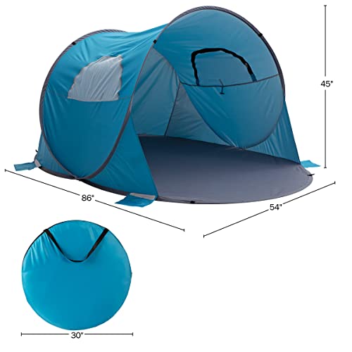 Pop Up Beach Tent for 2-3 People with UV Protection Y18212