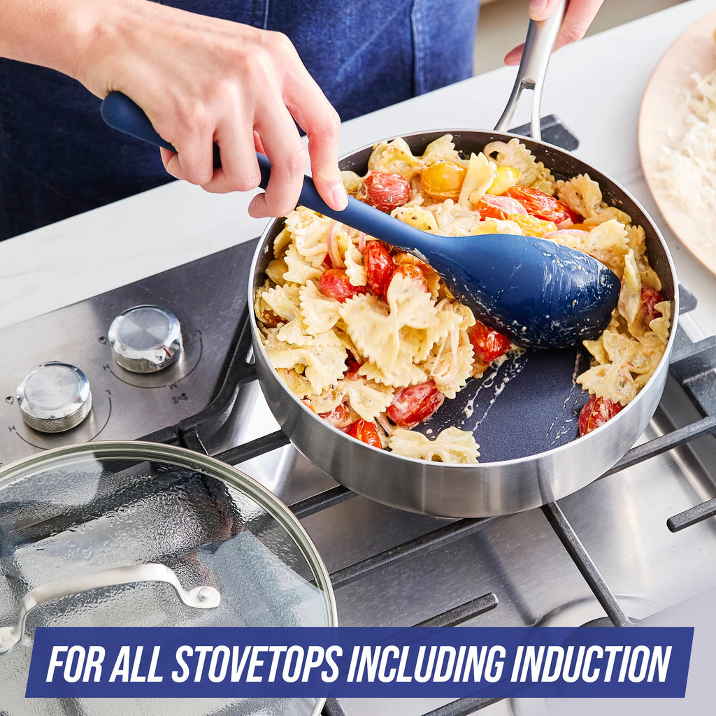 10pc Stainless Steel Clad Cookware Set X915