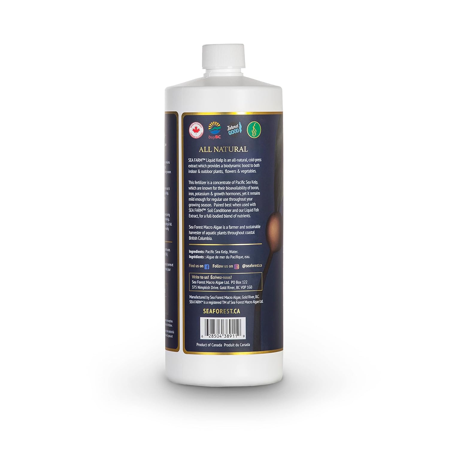 Organic Liquid Kelp Fertilizer for Indoor & Outdoor Plants Q9293