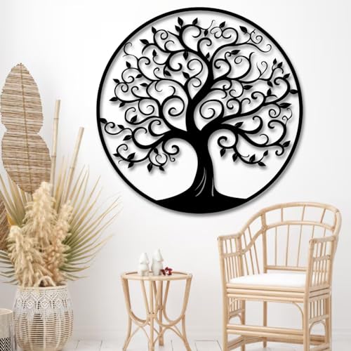 Tree of Life Metal Wall Art, 47x47 cm M84549