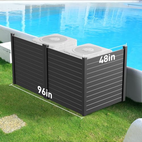Vinyl Privacy Fence Screen 48"W x 48"H, 3 Panels H199390