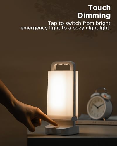 Solar Camping Lantern 6000mAh Rechargeable Dimmable Waterproof with USB Charging U64957