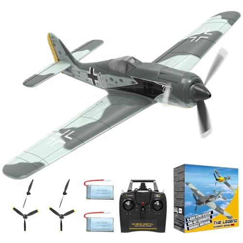 RC Plane 4-CH Remote Control Airplane Ready to Fly with Stabilization System for Beginners O911903