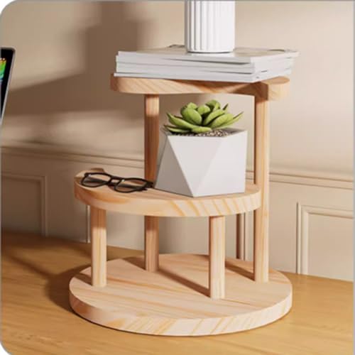 Wooden Plant Stand, 2-Tier Indoor Ladder Shelf for Desk and Balcony O313617
