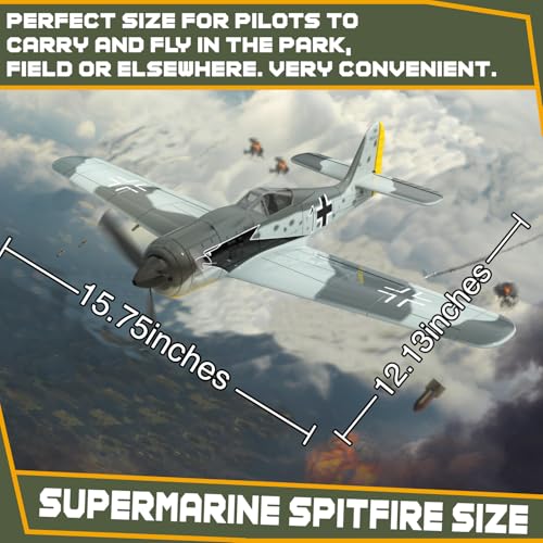 RC Plane 4-CH Remote Control Airplane Ready to Fly with Stabilization System for Beginners O911903