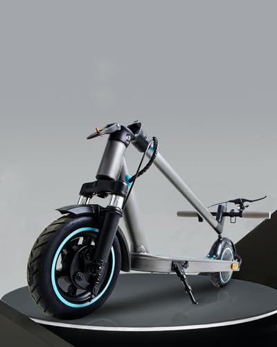Electric Scooter for Adults, 500W Motor, Folding with Dual Suspension D383