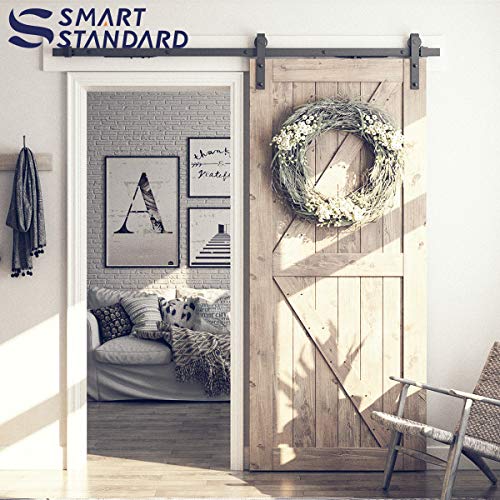Sliding Barn Door Soft Close Hardware Kit for 36-40 Inch Door Panel Q939896