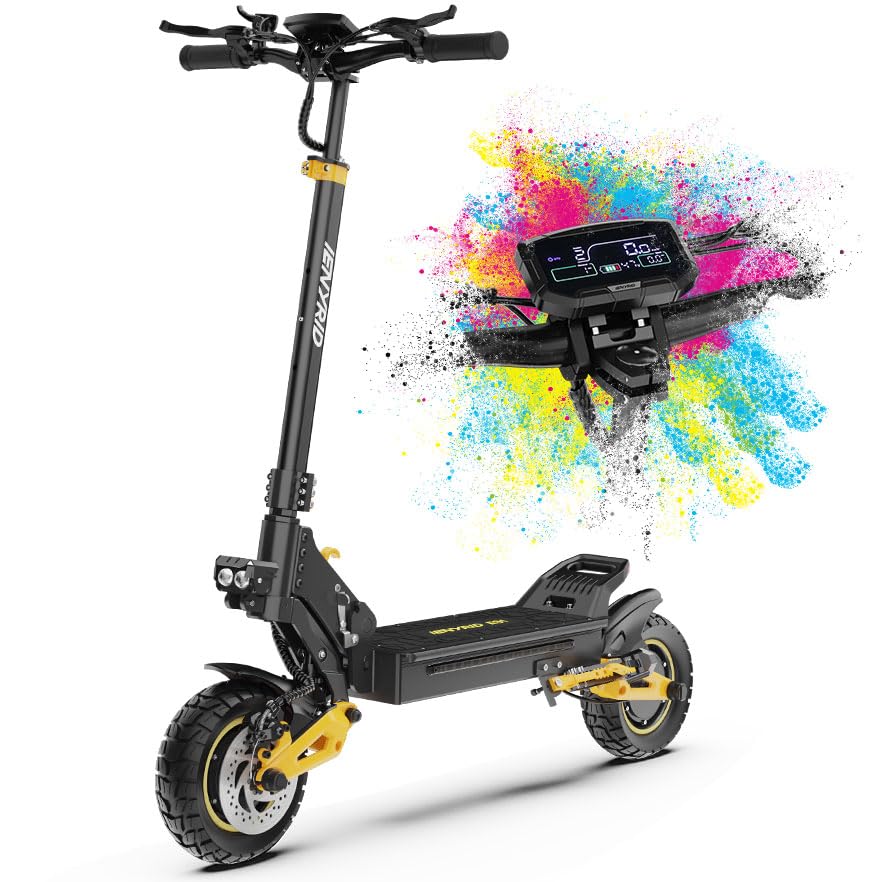 800W/2000W e Scooter for Adults Electric Scooter with Seat 10" Off Road Pneumatic Tires Long Range Motorized e-Scooter,28-35MPH,30-35Miles Range eScooter,Fast Foldable Eletric Scooters for men