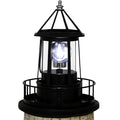 Solar Lighthouse Rotating Light, IP65 Waterproof for Patio Garden Decor H598474