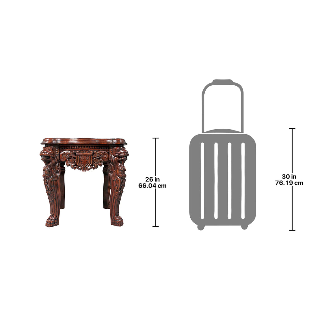 Grand Hall Lion Leg Side Table A569