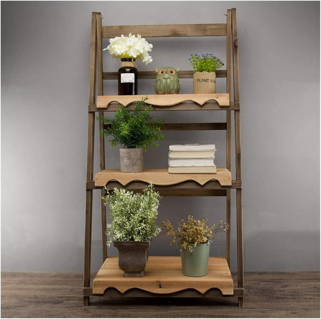 Wooden Multi-Layer Flower Stand Shelf for Potted Plants Y48715