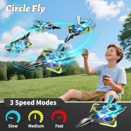 RC Plane with Camera, Foam Remote Control Drone for Kids and Adults V58020