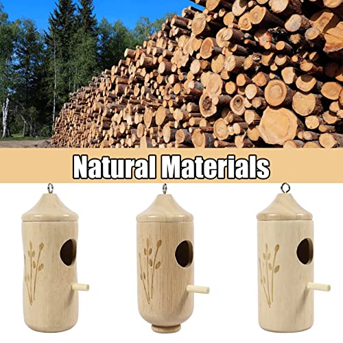 Wooden Hummingbird House for Outside Hanging C912081