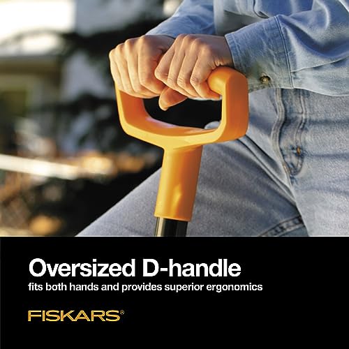 Steel Garden Spade Shovel with Ergonomic D-Handle H913944