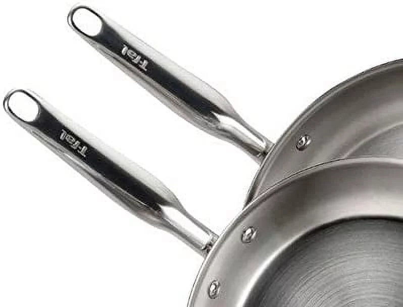 Stainless Steel Cookware Set, Tri-Ply, 12-Piece, Dishwasher and Oven Safe L291